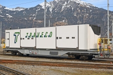 BEMO 2292104 - H0m - Containertragwagen Traveco, RhB, Ep. VI - Wagen 2
